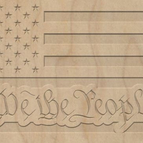 We The People Flag .svg .dxf