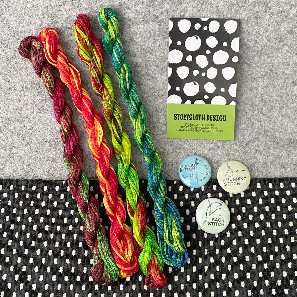 Hand Dyed 6strand Embroidery Floss approx. 55 yards Etsy