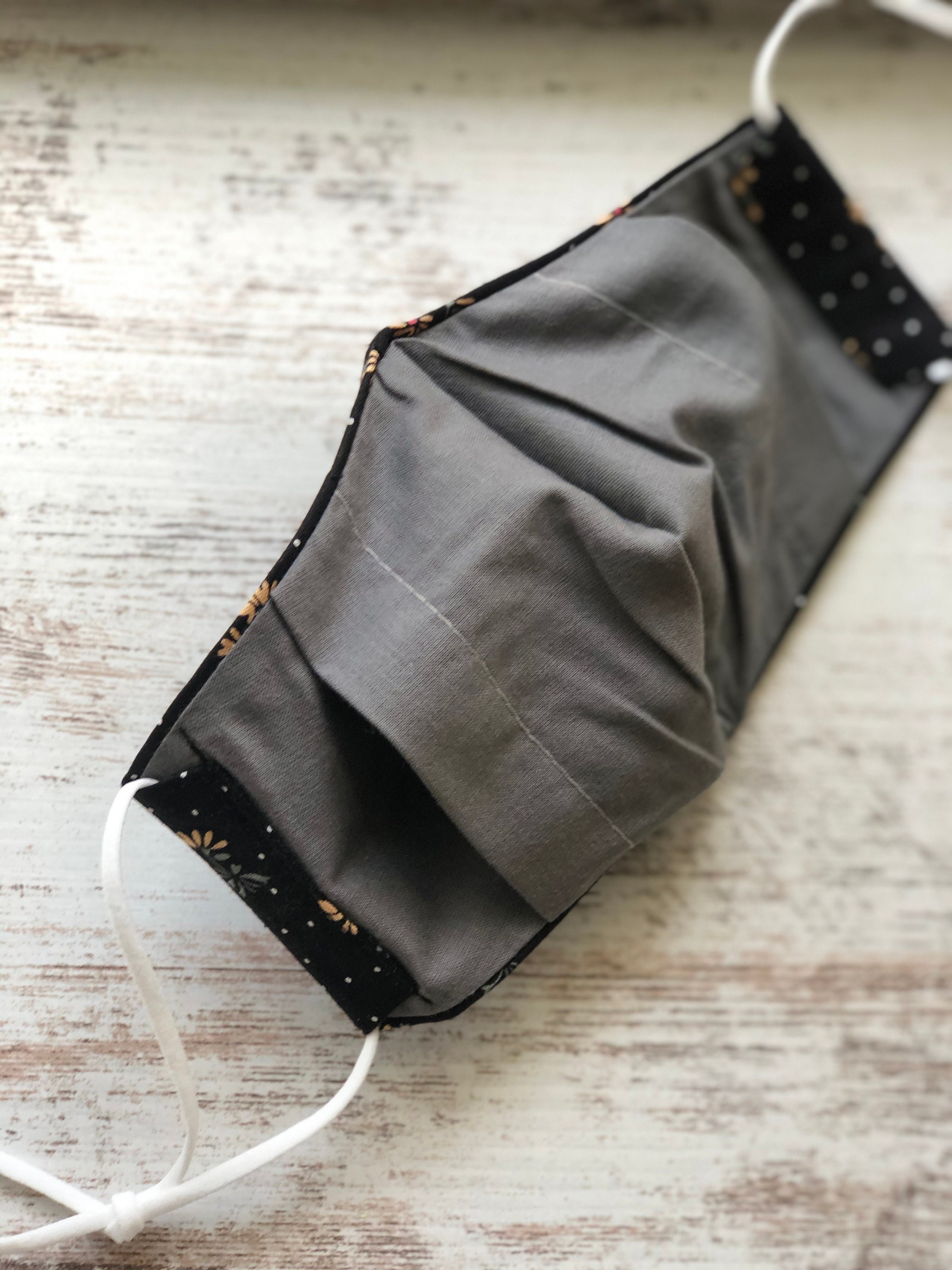 Mask with ear loops/Masks/Face Mask with filter Pocket/Nose Etsy