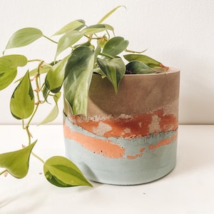 Coronado Planter | Concrete Planter | Cement Planter | Minimalist Planter | Indoor Planter | Plant Pot | Handmade Planter | Boho Planter