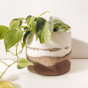 Monterey Planter | Concrete Planter | Cement Planter | Minimalist Planter | Indoor Planter | Plant Pot | Handmade Planter | Boho Planter