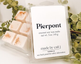 Pierpont Wax Melts | Coconut Wax Melts | Glittery Wax Melts | Handmade Wax Melts | Hand-poured Wax Melts | Coconut Soy Wax | California