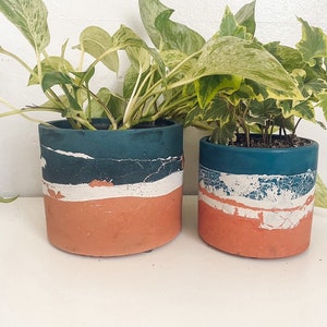 Pismo Planter | Concrete Planter | Cement Planter | Minimalist Planter | Indoor Planter | Plant Pot | Handmade Planter | Boho Planter