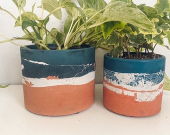 Pismo Planter | Concrete Planter | Cement Planter | Minimalist Planter | Indoor Planter | Plant Pot | Handmade Planter | Boho Planter