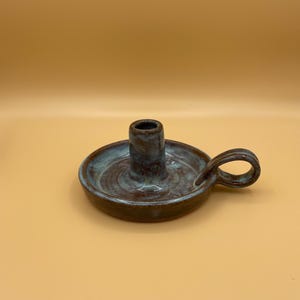 Scrooge ljusstake - mörkblå