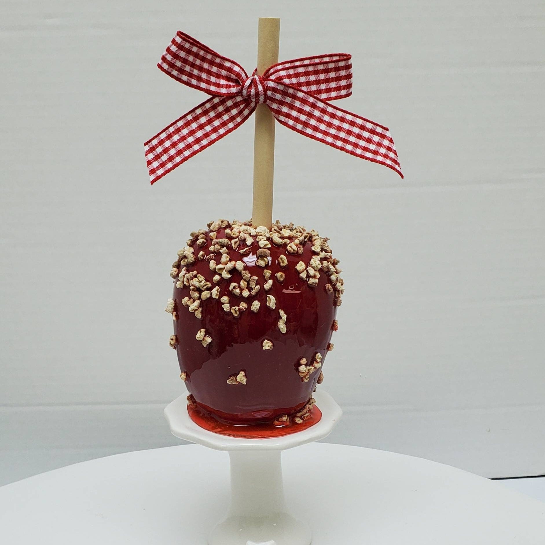 Fake Candy Apple With Nuts: Faux Food Display, Photo Prop - Etsy