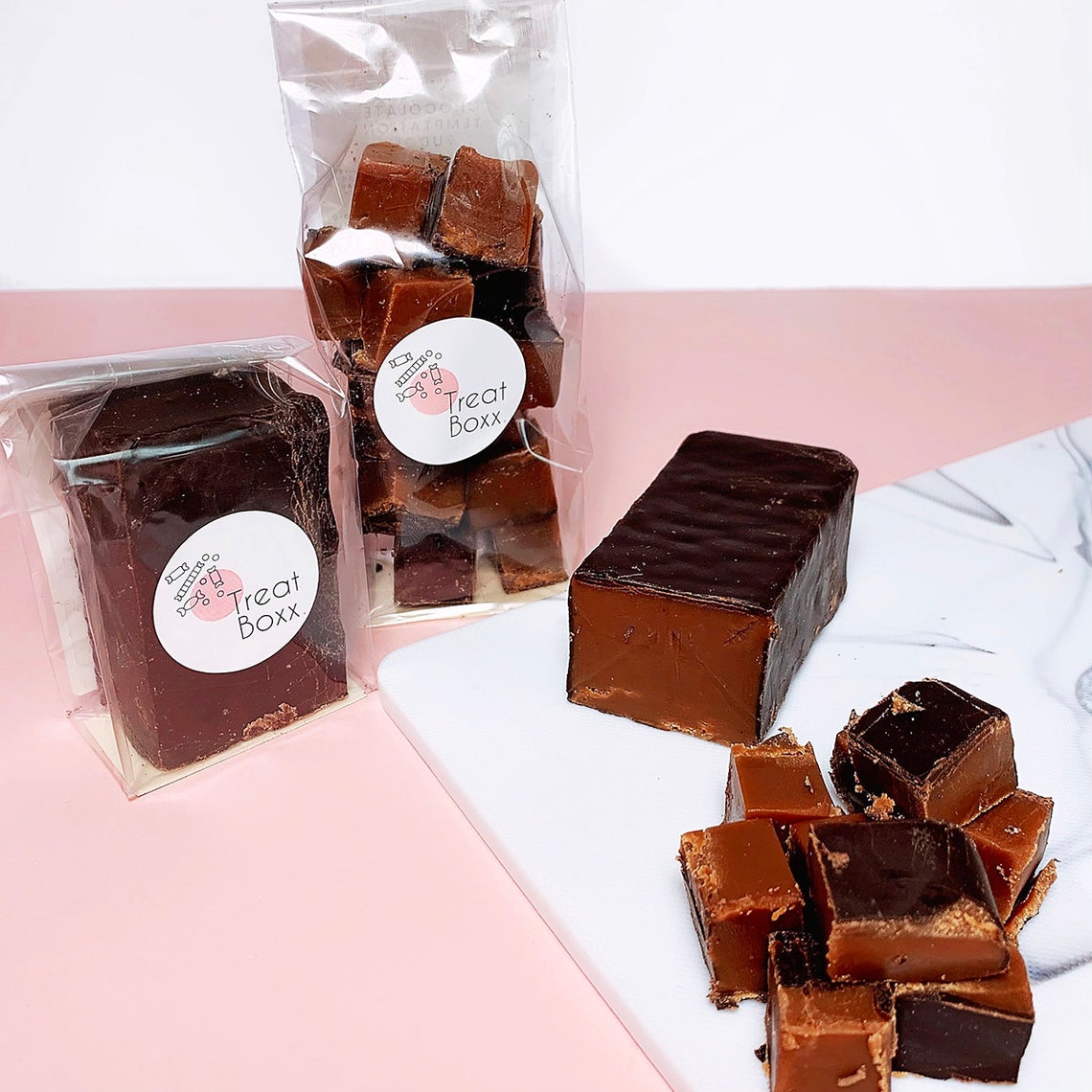 Chocolate Temptation Fudge Luxury Fudge Chocolate Etsy