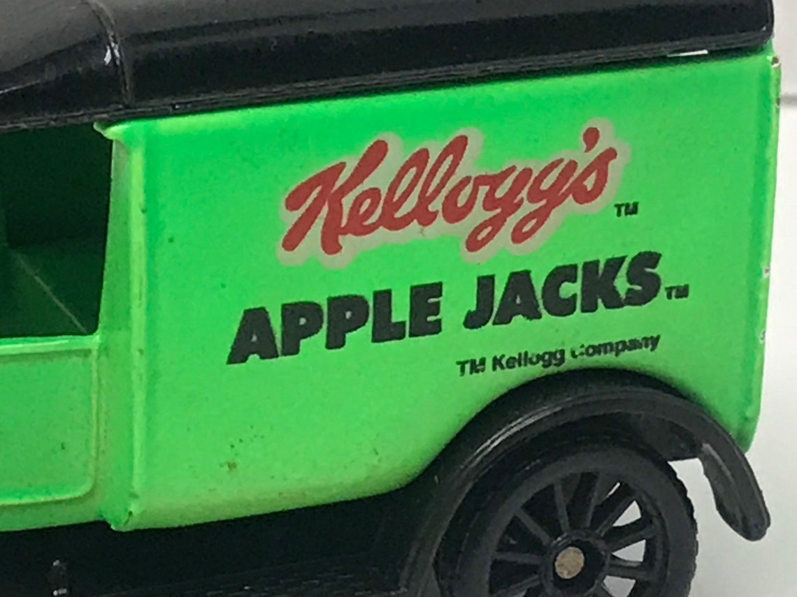 Vintage Kelloggs Apple Jacks Matchbox Truck Etsy