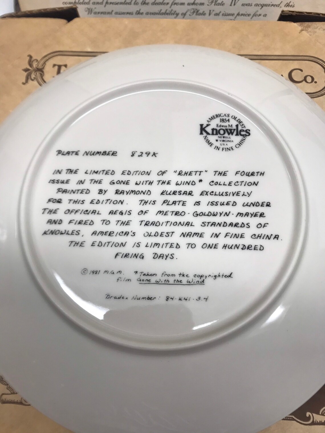 Knowles Collector plates set of three Etsy