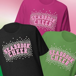 Seabrook +CHEER, ZOMBIES Seabrook Cheer Uniform, Mighty Shrimp Tshirt, Zombies Addison Cheer Shirt, Zombies 3 Zed Addison Bucky
