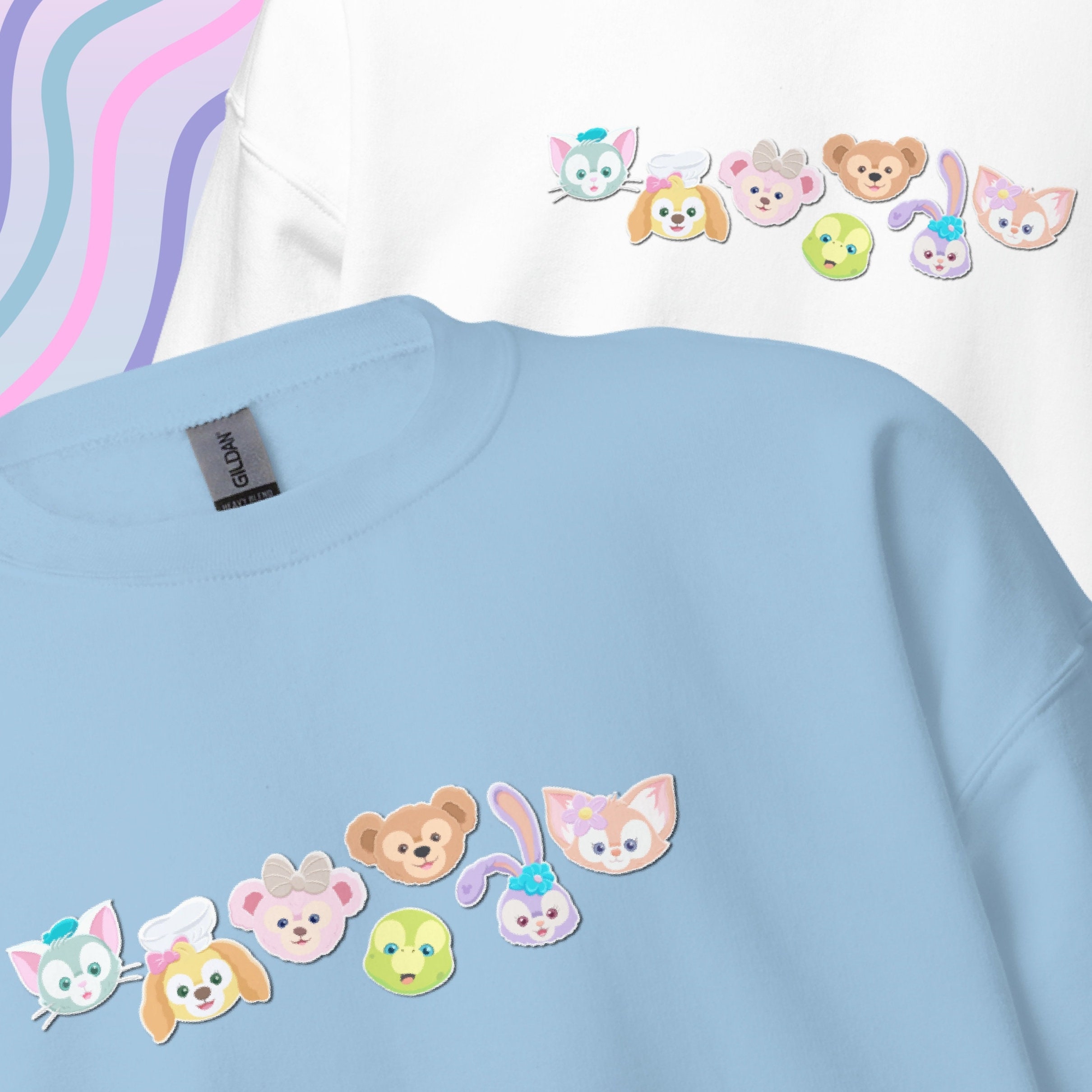 Duffy and Friends Inspired Sweatshirt \ Teddy Bear Disney Inspired 