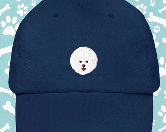 Bichon Frise Hat, Dog Lover Hat