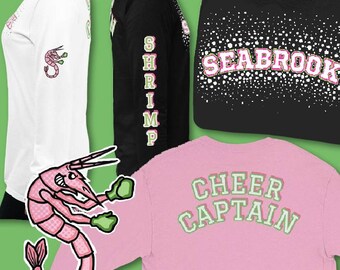 Zombies Cheer Uniform Long Sleeve Shirt, Seabrook Faux Jersey