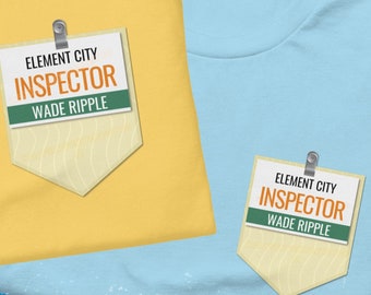 Element City Inspector T-shirt, Wade Ripple Design