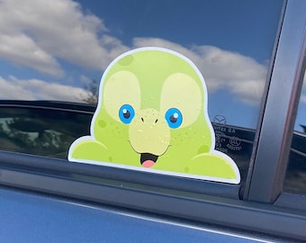 Olu Mel Turtle Car Decal, Peekaboo Disney Vinyl Sticker