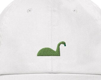 Embroidered Dinosaur Dad Hat, Cotton Twill Cap