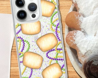 Beignet iPhone Case, Mouse Shaped Food Phone Case, New Orleans Phone Case, Port Orleans Resort, Mickey Snacks