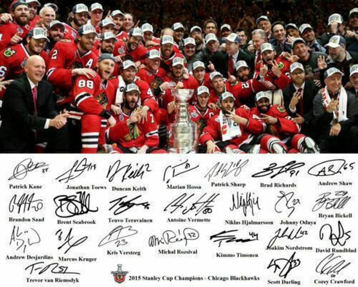 Chicago Blackhawks Stanley Cup Winner Patrick Kane ...