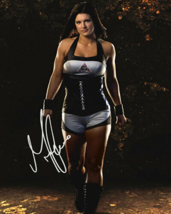 Gina Carano Strikeforce MMA UFC Signed Photo Autograph Reprint Etsy