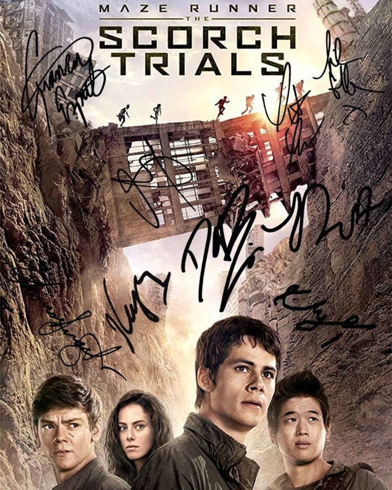 Maze Runner the Scorch Trials Dylan O'Brien Kaya | Etsy