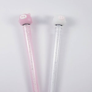 Spinny Pig Pen ~~~ cute pens, kawaii stationery, kawaii pens, bullet journal,  bujo, gel pens, planner, planner pens, school supplies,
