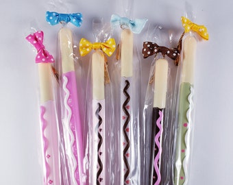 Stylos mignons ~~~ Stylos Poki, papeterie kawaii, stylos kawaii, journal de balle, bujo, stylos de gel, planificateur, stylos de planificateur, fournitures scolaires, papeterie