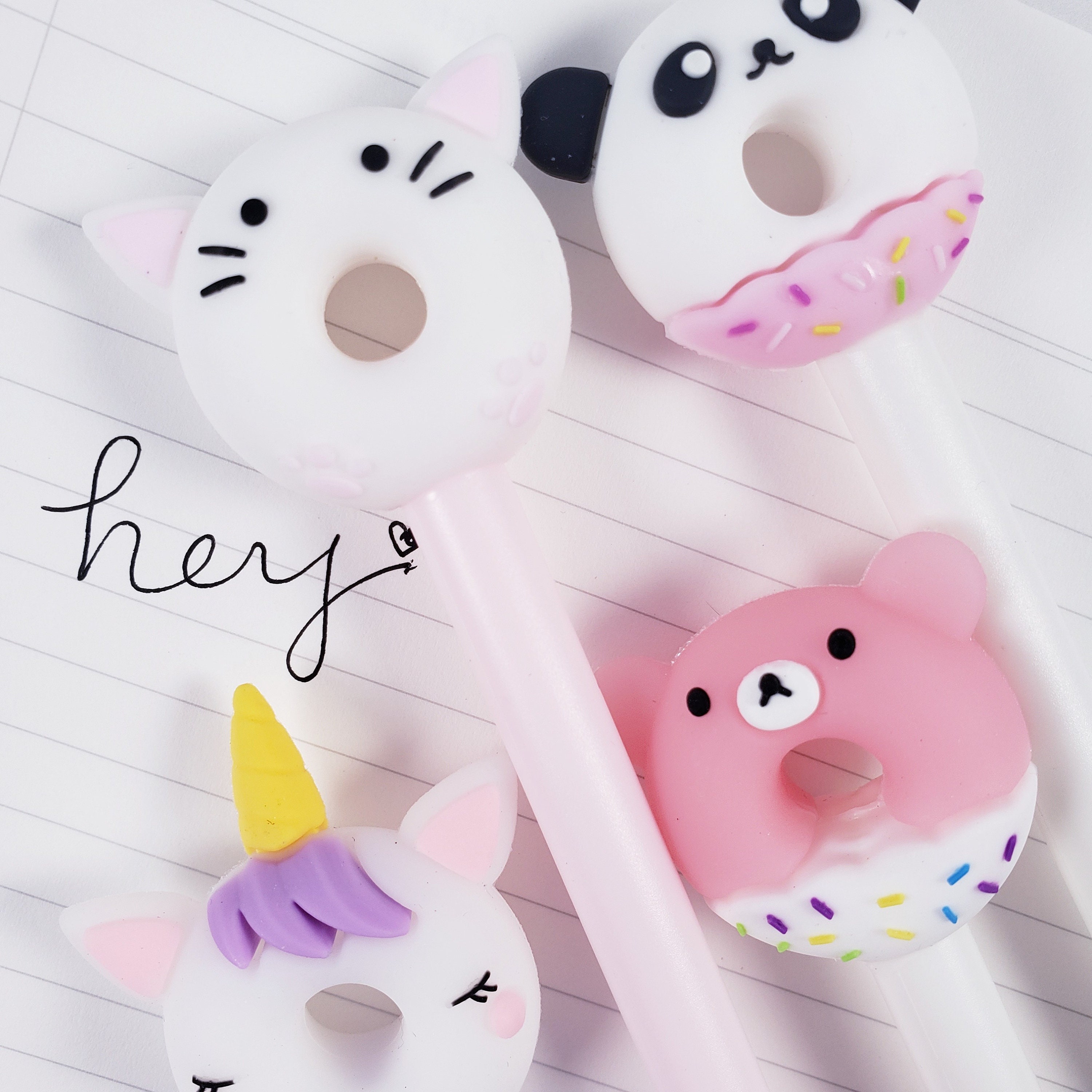 Donut Top Animal Pen Cute Pens Kawaii Stationery Kawaii - Etsy Donut Top Animal Pen Cute Pens Kawaii Stationery Kawaii - Etsy