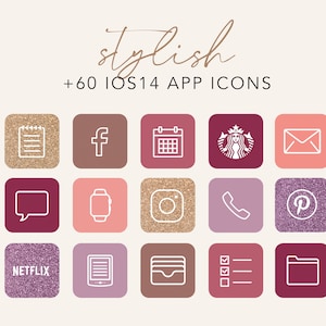 IOS18 App Icons iOS18 iPhone Stylish Aesthetic | App Pack, ios 18 icons, Home Screen Icons, App Icons, iOS18 Aesthetic, Autumn Aesthetic