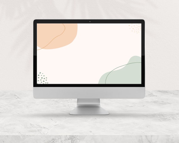 Macデスクトップ you ボヘミアン抽象デスクトップ壁紙：ミニマリストライン（デジタル