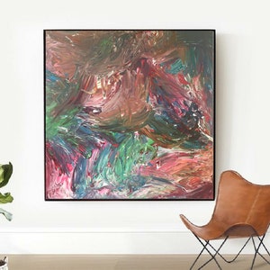 Acryl Kind Finger Malerei Robin Hood Sherwood Abstrakte Etsy