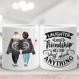 Best friend mug personalised - Best Friend gift - Bestie mug - Custom best friend mug - Friendship mug - Friend birthday present