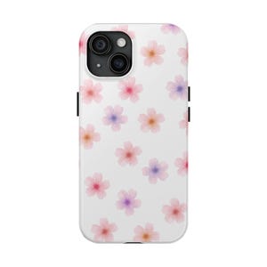 Funda resistente para iPhone con diseño floral: elegante funda protectora para teléfono, accesorio botánico para iPhone, diseño de plantas adorables.