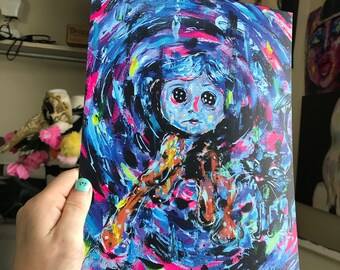 Dark creepy cute Fine Art Print