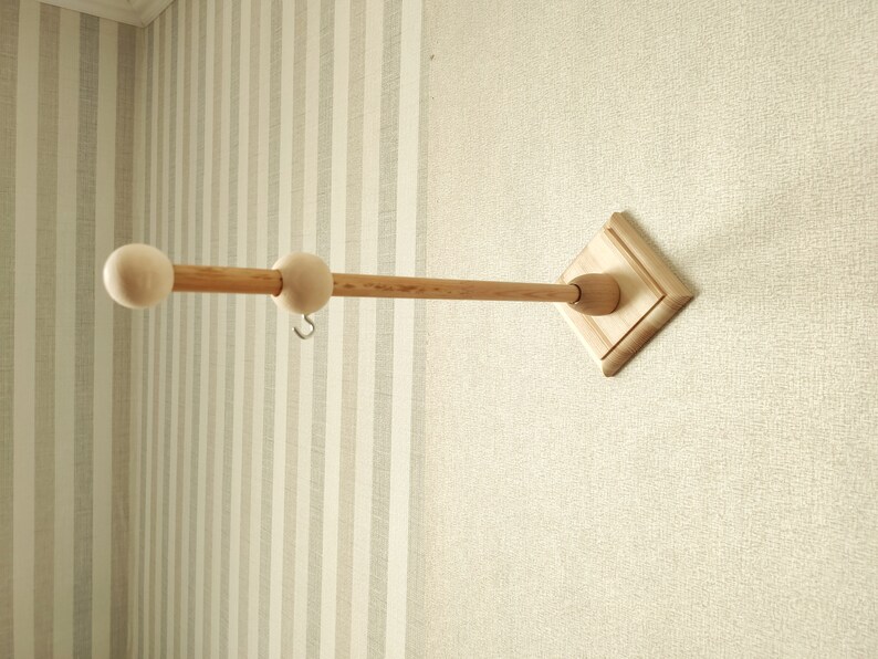 Wall Hanger for Baby Mobile Wooden Mount for Mobile Hanging Etsy