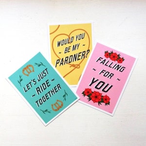 Cowfolk A6 Valentine card