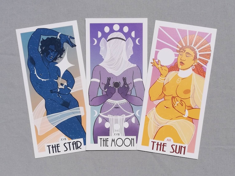 The Star LGBTQIA tarot Major Arcana Celestial pack