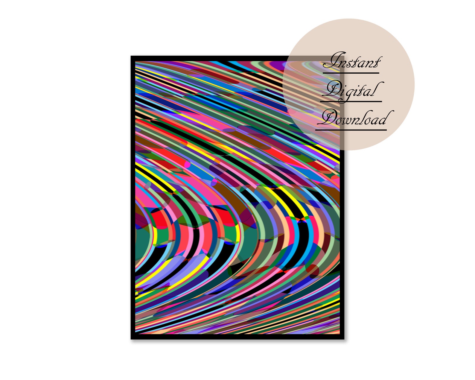 Abstract Art Print Printable Wall Art Modern Art Digital Etsy