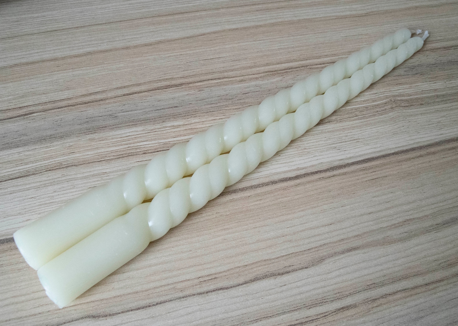 2 X 11 Homemade Dripless Beeswax Candles 2 X Twist Etsy