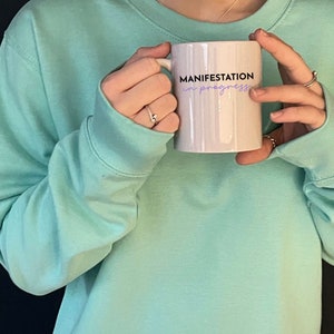 Manifestation in progress mug / positive mindset / manifest mug