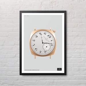 Lustre Print - Vacheron Constantin Historiques American, Watch Print, Watch Poster, Watch Art, Wall Art, Office Decor, Gift for Men