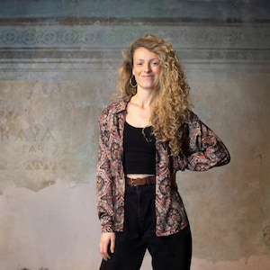 Sari Shirt Blouse Parsley Boho