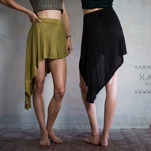 Skirt Viscose Black Masala Grey-blue Green Wine Red Boho