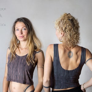 Crop Top | Gestreift | Zirkus Boho