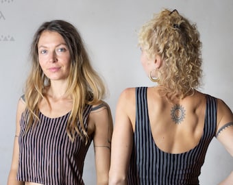 Crop Top | Gestreift | Zirkus Boho