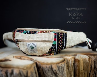 Hemp cotton fanny pack / belt bag