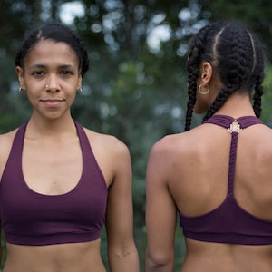 Bustier Sri Yantra Green Black Orange Wine Red Top Brass Yoga Sport