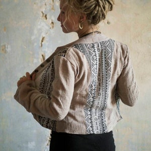 Jacke Ethno Tribal Print Boho Festival Bild 4