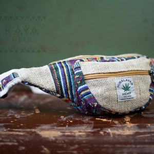 Hemp cotton bum bag / belt bag