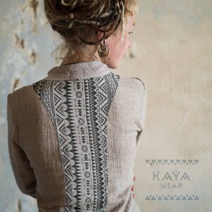 Jacke Ethno Tribal Print Boho Festival Bild 2