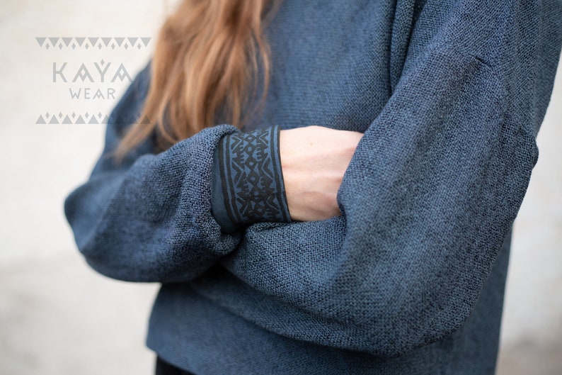 Handprinted sweater image 8